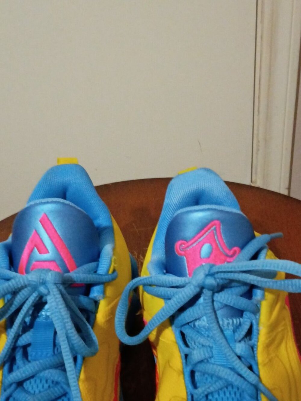 Nike Giannis Immortality 4 GS Kids Size 3Y Yellow Blue Pink FZ6734-700 Boys - Picture 5 of 12